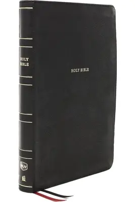 Nkjv, Biblie de referință, cu coloană centrală și tipar uriaș, Leathersoft, negru, ediție cu litere roșii, indexată cu degetul mare, tipar confortabil: Sfânta Biblie, New King James Ver - Nkjv, Reference Bible, Center-Column Giant Print, Leathersoft, Black, Red Letter Edition, Thumb Indexed, Comfort Print: Holy Bible, New King James Ver