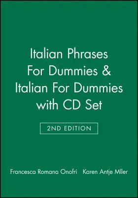 Italian Phrases for Dummies & Italian for Dummies, 2nd Edition with CD Set