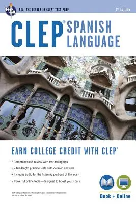 Clep(r) Carte în limba spaniolă + Online - Clep(r) Spanish Language Book + Online