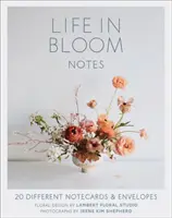 Life in Bloom Note: 20 de notițe și plicuri diferite - Life in Bloom Notes: 20 Different Notecards & Envelopes