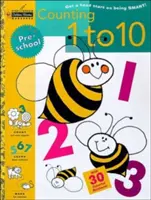 Număratul de la 1 la 10, clasa preșcolară [cu 30 de autocolante] - Counting 1 to 10, Grade Preschool [With 30 Stickers]