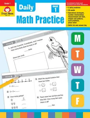 Practica zilnică a matematicii, clasa 1 - Daily Math Practice, Grade 1