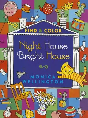 Night House Bright House: Găsește și colorează - Night House Bright House: Find & Color