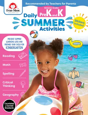 Activități zilnice de vară: Mutarea de la Prek la Kindergarten, Grades Prek-K - Daily Summer Activities: Moving from Prek to Kindergarten, Grades Prek-K