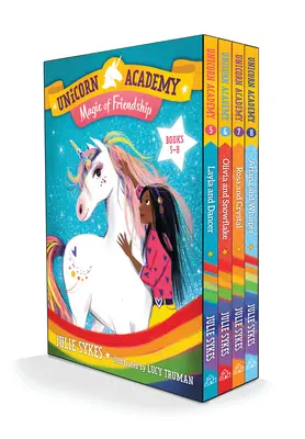 Academia Unicorn: Magic of Friendship Boxed Set (Cărțile 5-8) - Unicorn Academy: Magic of Friendship Boxed Set (Books 5-8)