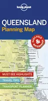 Lonely Planet Queensland Hartă de planificare 1 - Lonely Planet Queensland Planning Map 1