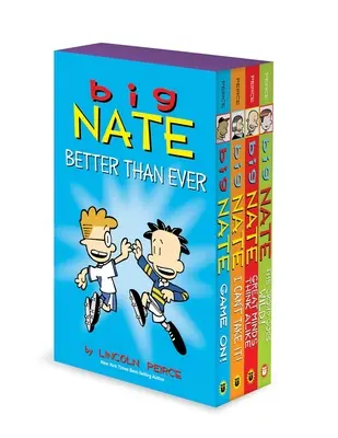 Big Nate mai bun ca niciodată: Big Nate Box Set Volume 6-9 - Big Nate Better Than Ever: Big Nate Box Set Volume 6-9
