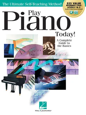 Cântă la pian astăzi! Pachet All-In-One pentru începători: Include Book 1, Book 2, Audio & Video - Play Piano Today! All-In-One Beginner's Pack: Includes Book 1, Book 2, Audio & Video