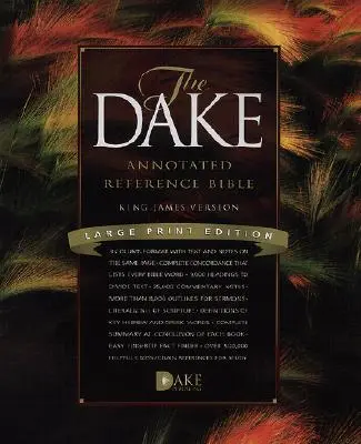 Biblia de referință adnotată Dake - KJV - Tipar mare - Dake Annotated Reference Bible-KJV-Large Print