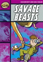 Citire rapidă: Savage Beasts (Etapa 3, Nivelul 3A) - Rapid Reading: Savage Beasts (Stage 3, Level 3A)