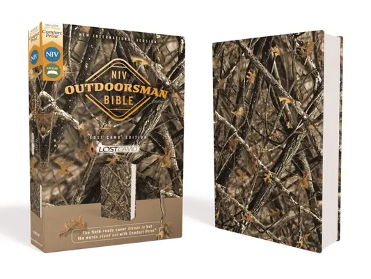 Niv, Biblia Outdoorsman, ediția Lost Camo, Leathersoft, ediția Red Letter, Comfort Print: Coperta rezistentă la teren se integrează, dar cuvintele ies în evidență wit - Niv, Outdoorsman Bible, Lost Camo Edition, Leathersoft, Red Letter Edition, Comfort Print: The Field-Ready Cover Blends in But the Words Stand Out wit