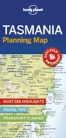 Lonely Planet Tasmania Hartă de planificare 1 - Lonely Planet Tasmania Planning Map 1