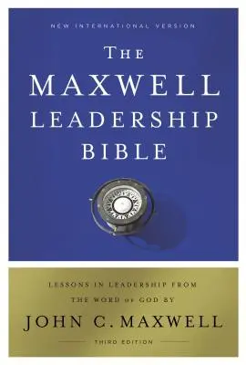 Niv, Biblia Maxwell Leadership, ediția a 3-a, copertă cartonată, imprimare confortabilă - Niv, Maxwell Leadership Bible, 3rd Edition, Hardcover, Comfort Print