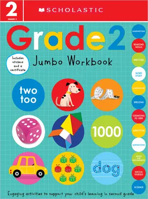 Carte de lucru Jumbo pentru clasa a doua: Scholastic Early Learners (Carte de lucru Jumbo) - Second Grade Jumbo Workbook: Scholastic Early Learners (Jumbo Workbook)