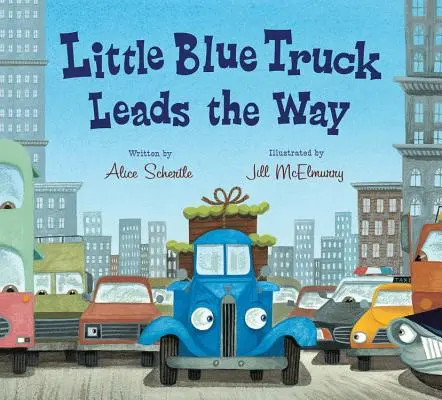 Micul camion albastru conduce drumul Carte de bord - Little Blue Truck Leads the Way Board Book