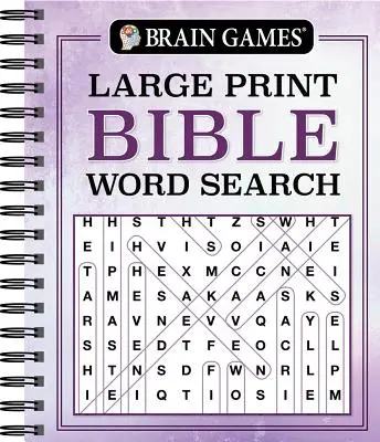Brain Games - Căutarea cuvintelor biblice cu caractere mari - Brain Games - Large Print Bible Word Search
