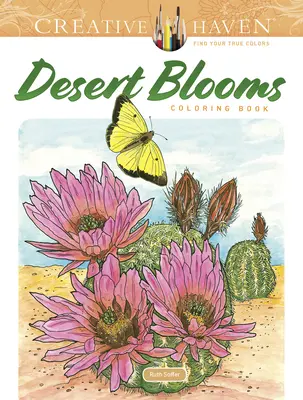 Carte de colorat Creative Haven Desert Blooms - Creative Haven Desert Blooms Coloring Book