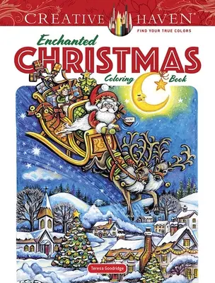 Carte de colorat Creative Haven Enchanted Christmas - Creative Haven Enchanted Christmas Coloring Book