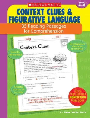 35 Reading Passages for Comprehension: Context Clues & Figurative Language: 35 de pasaje de lectură pentru înțelegere - 35 Reading Passages for Comprehension: Context Clues & Figurative Language: 35 Reading Passages for Comprehension