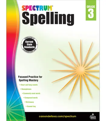 Spectrum Spelling, clasa 3 - Spectrum Spelling, Grade 3