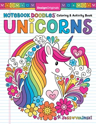 Notebook Doodles Unicorns: Carte de colorat și activități - Notebook Doodles Unicorns: Coloring and Activity Book