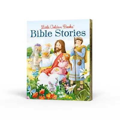 Little Golden Books Bible Stories Boxed Set: Povestea lui Iisus; Poveștile biblice ale băieților și fetelor; Povestea Paștelui; David și Goliat; Miracolele lui - Little Golden Books Bible Stories Boxed Set: The Story of Jesus; Bible Stories of Boys and Girls; The Story of Easter; David and Goliath; Miracles of