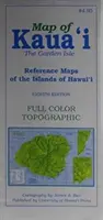 Harta Kaua'i: Insula grădină - Map of Kaua'i: The Garden Isle