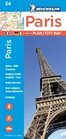 Hartă stradală Michelin Paris + Hartă index 54 - Michelin Paris Street Map + Index Map 54