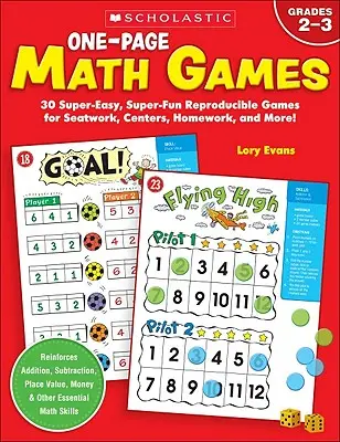 Jocuri matematice de o pagină - One-Page Math Games