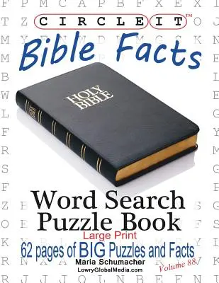 Circle It, Informații despre Biblie, Tipar mare, Căutare în cuvinte, Carte puzzle - Circle It, Bible Facts, Large Print, Word Search, Puzzle Book