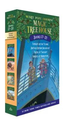 Magic Tree House Books 17-20 Boxed Set: Misterul câinelui fermecat - The Mystery of the Enchanted Dog - Magic Tree House Books 17-20 Boxed Set: The Mystery of the Enchanted Dog