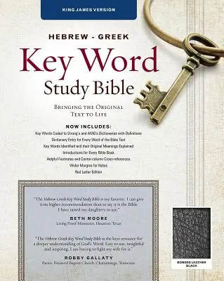 Biblia de studiu cu cuvinte cheie ebraică-greacă-KJV - Hebrew-Greek Key Word Study Bible-KJV