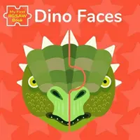 Dino Faces: Prima mea carte Jigsaw - Dino Faces: My First Jigsaw Book
