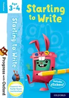Progres cu Oxford: Starting to Write Vârsta 3-4 - Progress with Oxford: Starting to Write Age 3-4