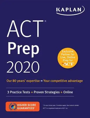 ACT Prep 2020 - 3 teste practice + strategii dovedite + online - ACT Prep 2020 - 3 Practice Tests + Proven Strategies + Online