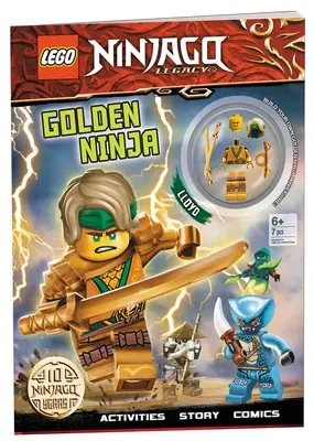 Lego Ninjago: Ninja de aur [Cu minifigurină] - Lego Ninjago: Golden Ninja [With Minifigure]