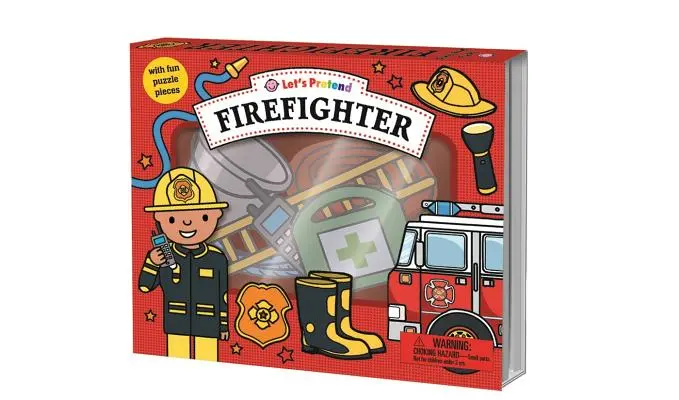 Let's Pretend: Set pompier: Cu piese puzzle distractive - Let's Pretend: Firefighter Set: With Fun Puzzle Pieces