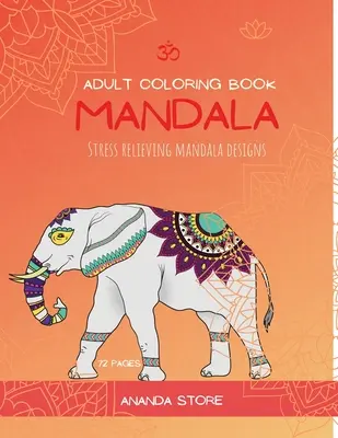 Carte de colorat Animale Mandala: Mandala Animals Coloring Book for Adults: Beautiful Large Print Patterns and Animals Coloring Page Designs for Girls, - Mandala Animals Coloring Book: Mandala Animals Coloring Book for Adults: Beautiful Large Print Patterns and Animals Coloring Page Designs for Girls,