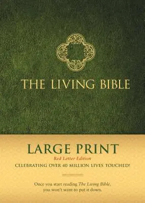 The Living Bible (Biblia vie) ediție cu litere roșii și tipar mare - The Living Bible Large Print Red Letter Edition