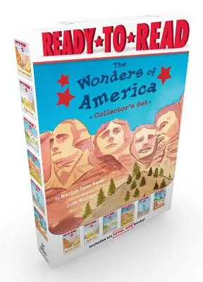 Setul de colecție Minunile Americii: Marele Canion; Cascada Niagara; Munții Stâncoși; Muntele Rushmore; Statuia Libertății; Yellowstone - The Wonders of America Collector's Set: The Grand Canyon; Niagara Falls; The Rocky Mountains; Mount Rushmore; The Statue of Liberty; Yellowstone