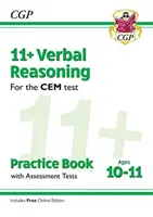 11+ CEM Verbal Reasoning Practice Book & Assessment Tests - Ages 10-11 (cu ediție online) - 11+ CEM Verbal Reasoning Practice Book & Assessment Tests - Ages 10-11 (with Online Edition)