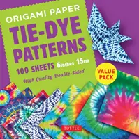 Hârtie Origami 100 de coli Modele Tie-Dye 6 (15 CM): Tuttle Origami Paper: Foi Origami de înaltă calitate cu două fețe imprimate cu 8 modele diferite ( - Origami Paper 100 Sheets Tie-Dye Patterns 6 (15 CM): Tuttle Origami Paper: High-Quality Double-Sided Origami Sheets Printed with 8 Different Designs (
