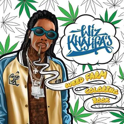 Cartea de colorat Ferma de iarbă a lui Wiz Khalifa - Wiz Khalifa's Weed Farm Coloring Book