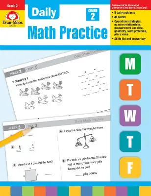 Practica zilnică a matematicii, clasa 2 - Daily Math Practice, Grade 2