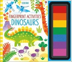 Activități de amprentă Dinosauri - Fingerprint Activities Dinosaurs