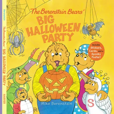 Marea petrecere de Halloween a urșilor Berenstain: Include autocolante, cărți și un poster înfricoșător! - The Berenstain Bears' Big Halloween Party: Includes Stickers, Cards, and a Spooky Poster!
