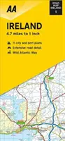 Hartă rutieră Irlanda - Road Map Ireland