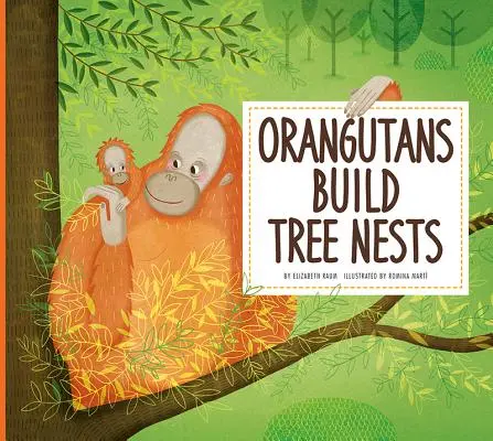 Orangutanii construiesc cuiburi în copaci - Orangutans Build Tree Nests
