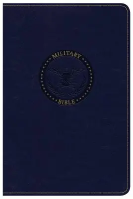 Biblia militară CSB, albastru marin Leathertouch - CSB Military Bible, Navy Blue Leathertouch