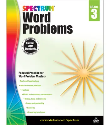 Spectrum Probleme de cuvinte, clasa 3 - Spectrum Word Problems, Grade 3